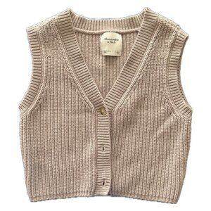 Abercrombie & Fitch chic cropped cotton vest